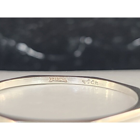 Pure Vida 925 Sterling Silver Edgy Band Ring, Size US 9.5 - Picture 7 of 10